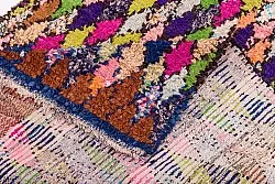 Marokkaanse Berber tapijt Boucherouite 245 x 115 cm