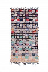 Marokkaanse Berber tapijt Boucherouite 225 x 110 cm