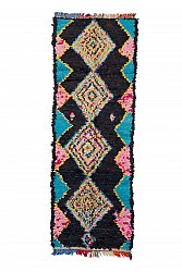 Marokkaanse Berber tapijt Boucherouite 270 x 95 cm