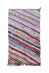 Marokkaanse Berber tapijt Boucherouite 215 x 125 cm