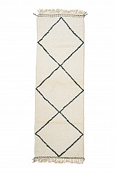 Kelim Marokkaanse Berber tapijt Beni Ouarain-matta 285 x 95 cm