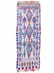 Marokkaanse Berber tapijt Boucherouite 250 x 90 cm