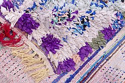Marokkaanse Berber tapijt Boucherouite 250 x 90 cm
