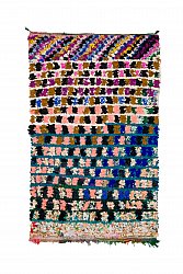 Marokkaanse Berber tapijt Boucherouite 235 x 135 cm