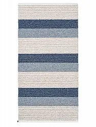 Tapijten van kunststof en garen - Horredsmattan Myra mix (blauw)