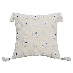 Kussensloop - Boho Flower (blauw)