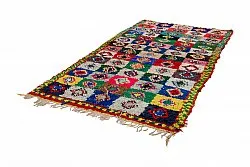 Marokkaanse Berber tapijt Boucherouite 290 x 145 cm