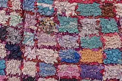 Marokkaanse Berber tapijt Boucherouite 255 x 125 cm