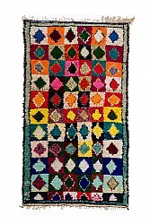 Marokkaanse Berber tapijt Boucherouite 255 x 140 cm