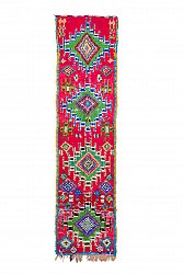 Marokkaanse Berber tapijt Boucherouite 335 x 85 cm