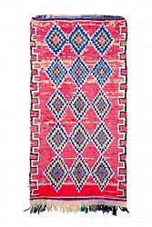 Marokkaanse Berber tapijt Boucherouite 280 x 140 cm