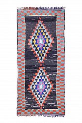 Marokkaanse Berber tapijt Boucherouite 275 x 125 cm