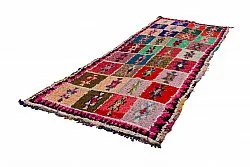 Marokkaanse Berber tapijt Boucherouite 360 x 130 cm