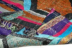 Marokkaanse Berber tapijt Boucherouite 135 x 235 cm