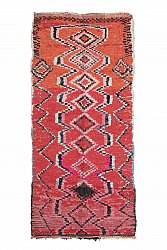 Marokkaanse Berber tapijt Boucherouite 300 x 130 cm