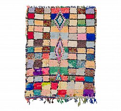 Marokkaanse Berber tapijt Boucherouite 140 x 110 cm