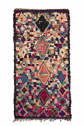 Marokkaanse Berber tapijt Boucherouite 290 x 145 cm