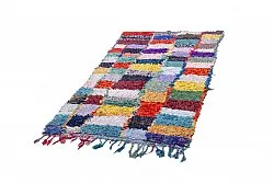 Marokkaanse Berber tapijt Boucherouite 250 x 120 cm
