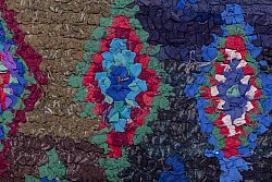 Marokkaanse Berber tapijt Boucherouite 190 x 160 cm