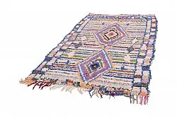 Marokkaanse Berber tapijt Boucherouite 225 x 140 cm