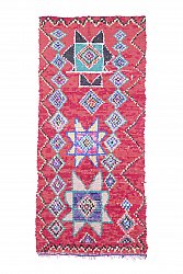 Marokkaanse Berber tapijt Boucherouite 270 x 125 cm