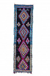 Marokkaanse Berber tapijt Boucherouite 385 x 105 cm