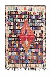 Marokkaanse Berber tapijt Boucherouite 195 x 125 cm