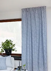 Gordijnen - Katoenen gordijn Merja (blauw)
