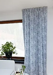 Gordijnen - Katoenen gordijn Minna (blauw)