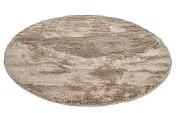 Ronde vloerkleden - Aranga Super Soft Fur (bruin)