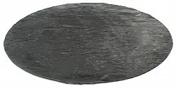 Ronde vloerkleden - Aranga Super Soft Fur (antraciet)