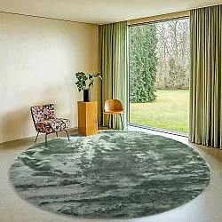 Ronde vloerkleden - Aranga Super Soft Fur (groen)