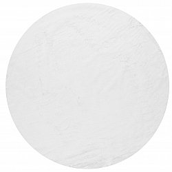 Ronde vloerkleden - Aranga Super Soft Fur (wit)