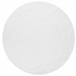 Ronde vloerkleden - Aranga Super Soft Fur (wit)