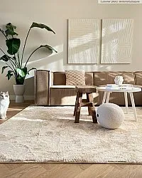 Hoogpolig vloerkleed - Aranga Super Soft Fur (beige)