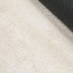 Asymmetrisch Golvend Shaggy Vloerkleed - Aranga Super Soft Fur (beige)