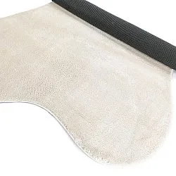 Asymmetrisch Golvend Shaggy Vloerkleed - Aranga Super Soft Fur (beige)