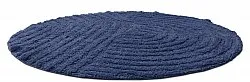 Ronde Badmat - Embla (blauw)