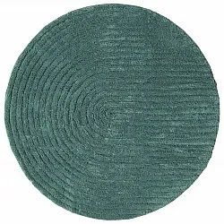 Ronde Badmat - Evena (donkergroen)