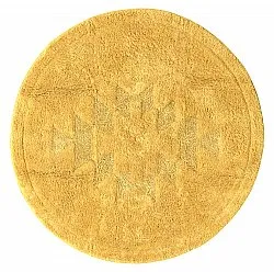 Ronde Badmat - Gertie (geel)