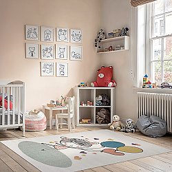 Kindervloerkleed - Balloon Girl (multi)