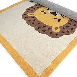 Kinderkleed - Lion Hand Tufted Wool Premium (beige/multi)
