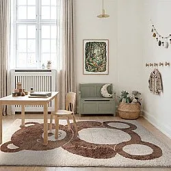 Kinderkleed - Soft Teddybear (crème/bruin)