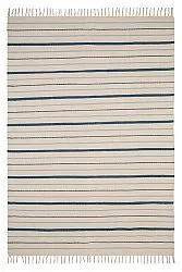 Voddenkleed Katoen - Boda (wit/blauw)