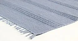 Vloerkleed Katoen - Lilje (blauw)