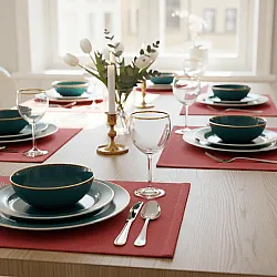 Placemat 2 stuks - Niva (roos)