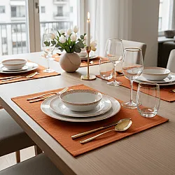 Placemat 2 stuks - Niva (Roest)