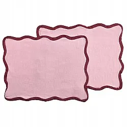 Placemat 2 stuks - Yrsa (roze)