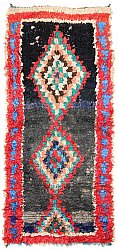 Marokkaanse Berber tapijt Boucherouite 245 x 110 cm
