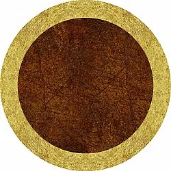 Rond vloerkleed - Eliz (bruin)